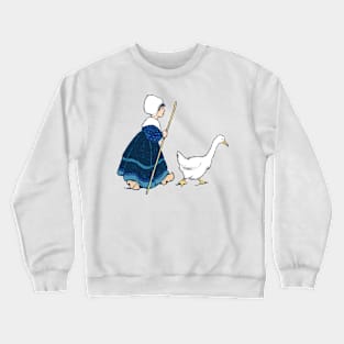 Little Dutch goose girl Crewneck Sweatshirt